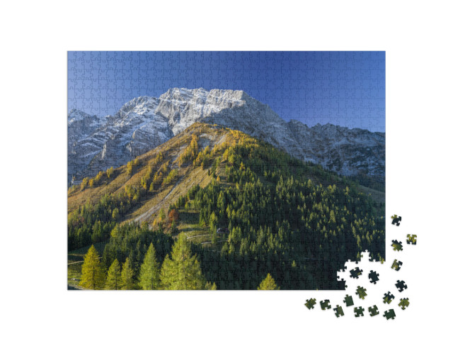 Puzzle 1000 pezzi „Panorama delle Alpi austro-tedesche vicino a Berchtesgaden“