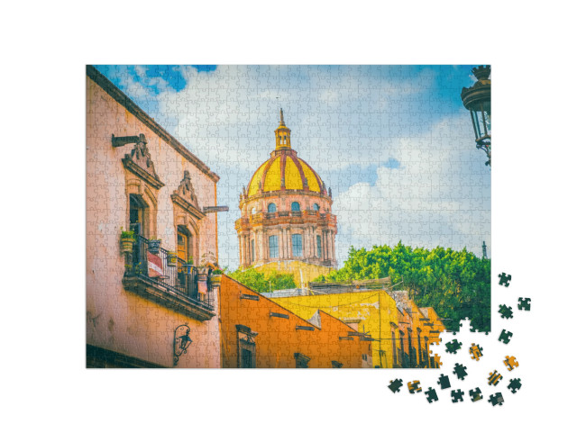 Puzzle 1000 pezzi „L'incantevole San Miguel de Allende, Messico“