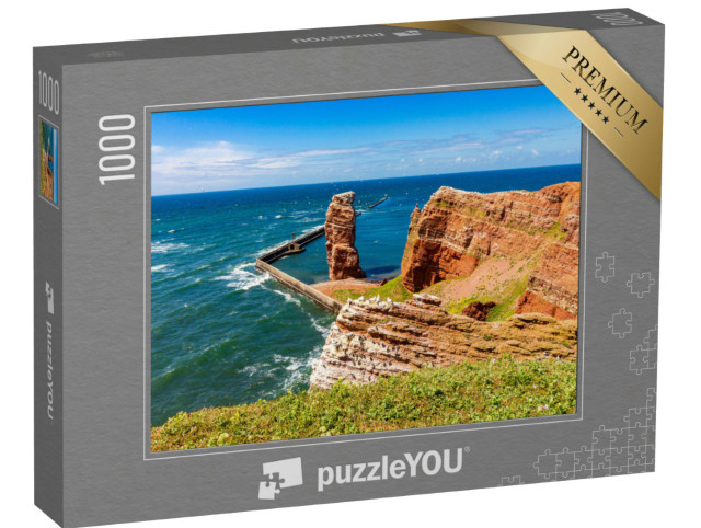 Puzzle 1000 pezzi „Isola di Helgoland in primavera, Germania“