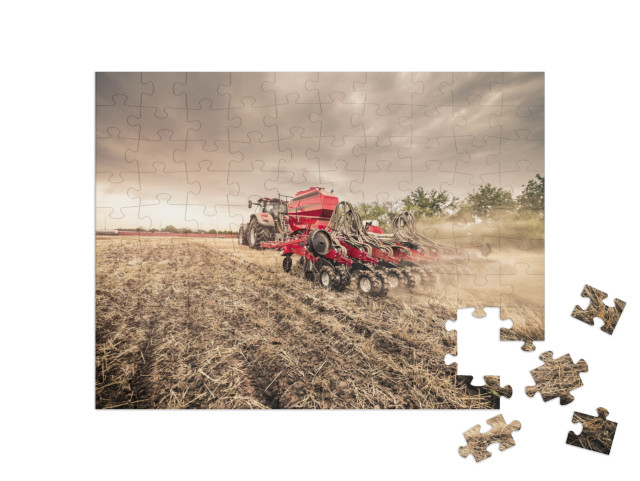 Puzzle 100 pezzi „Semina direttamente dopo il raccolto“