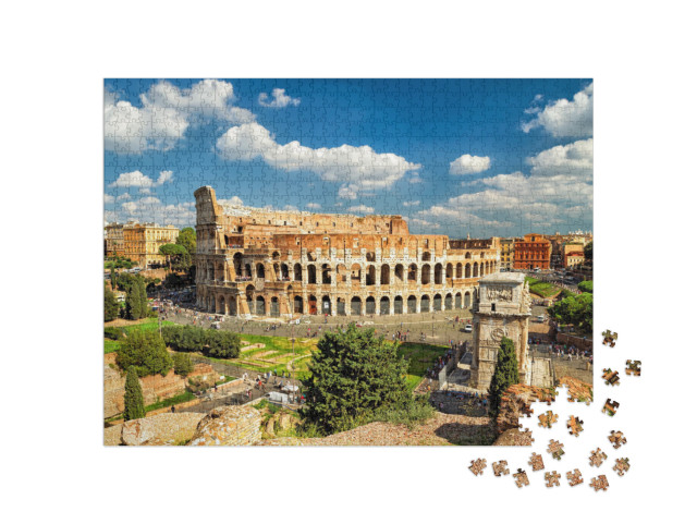 Puzzle 1000 pezzi „Colosseo, Roma, Italia“