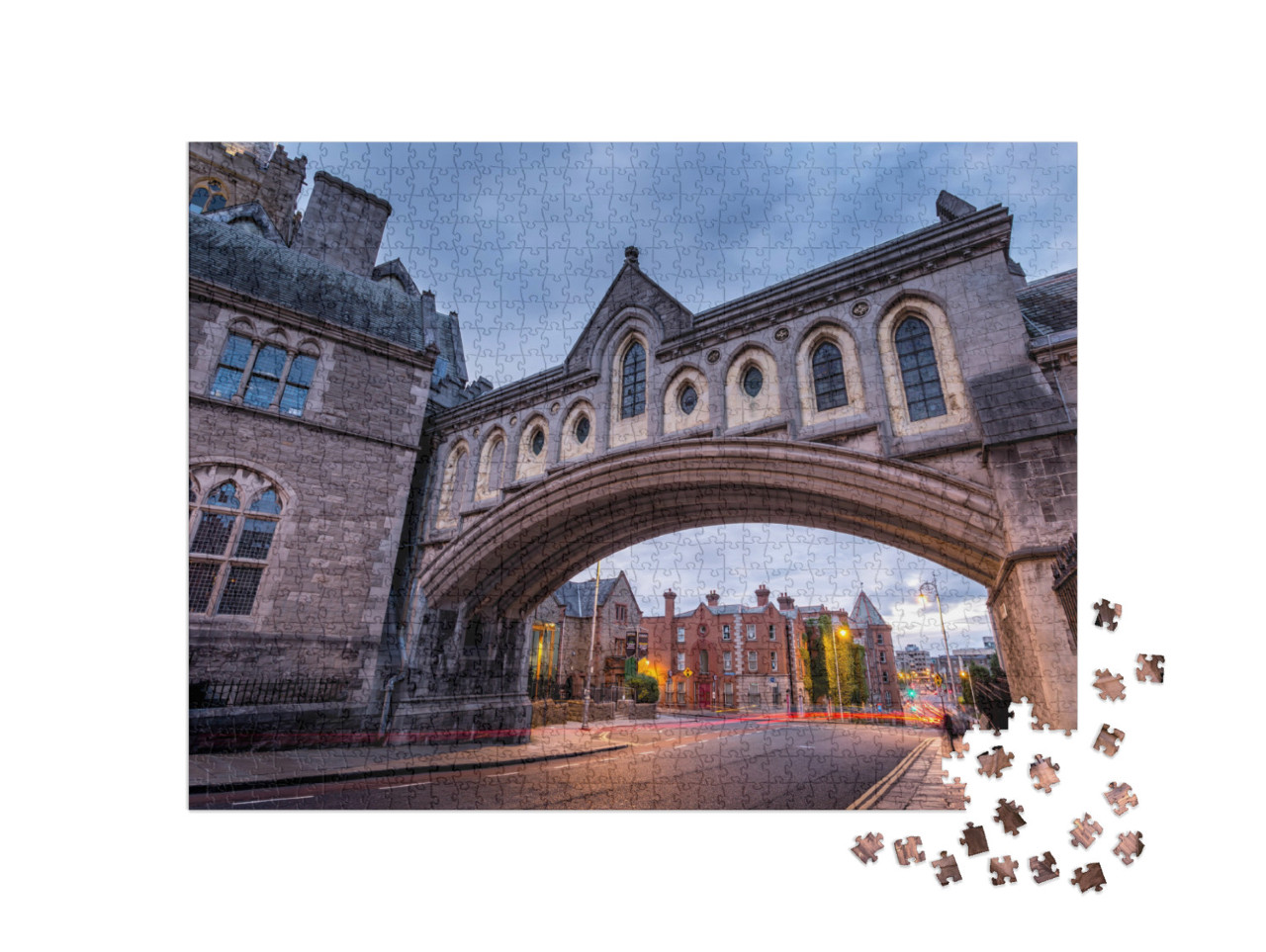 Puzzle 1000 pezzi „Dublino: la fiera capitale dell'Irlanda“