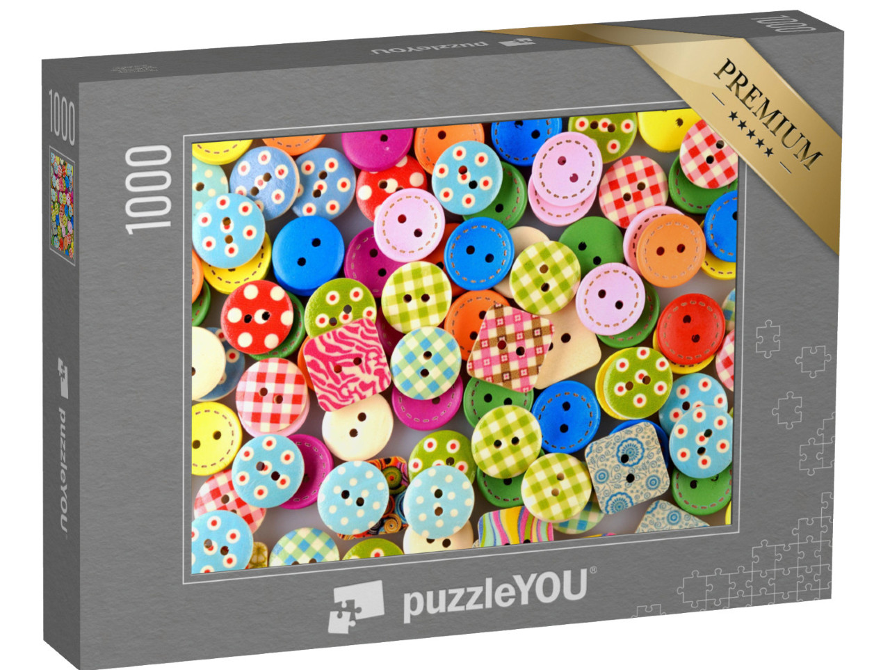 Puzzle 1000 pezzi „Una selezione di pulsanti“