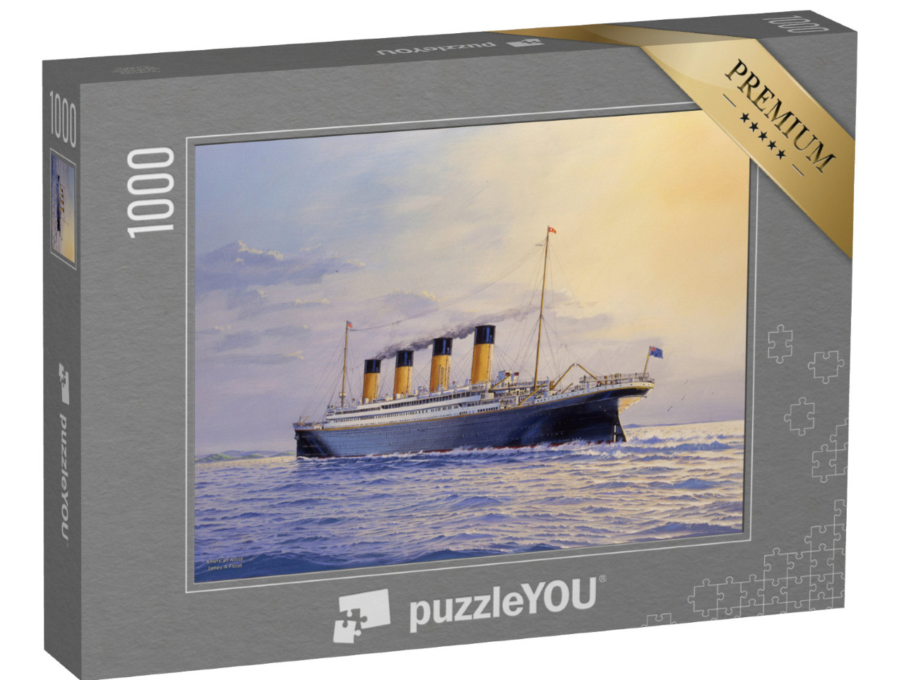 Puzzle 1000 pezzi „Il Titanic si avvicina a Queenstown“