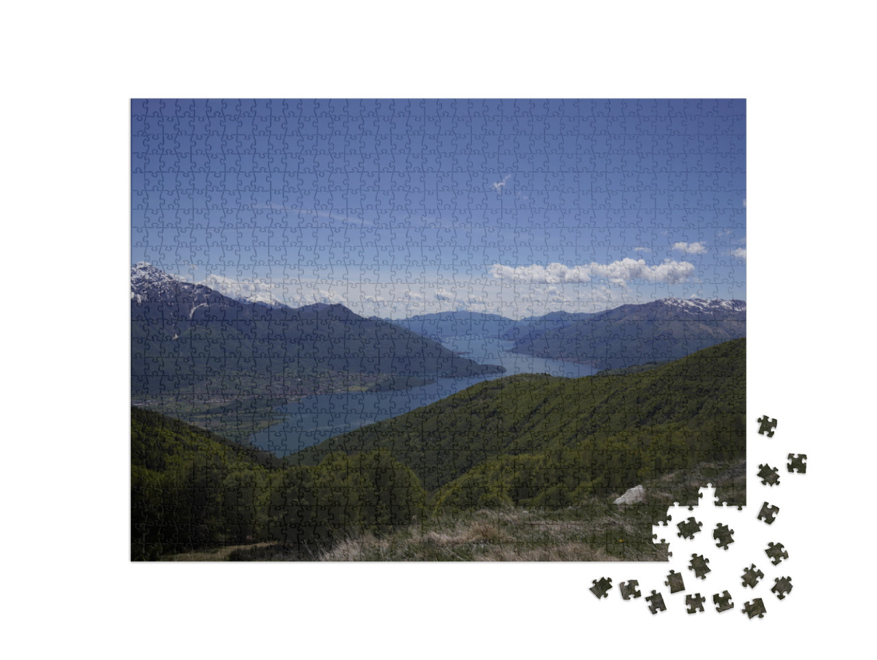 Puzzle 1000 pezzi „Lago di Como, il lago italiano“