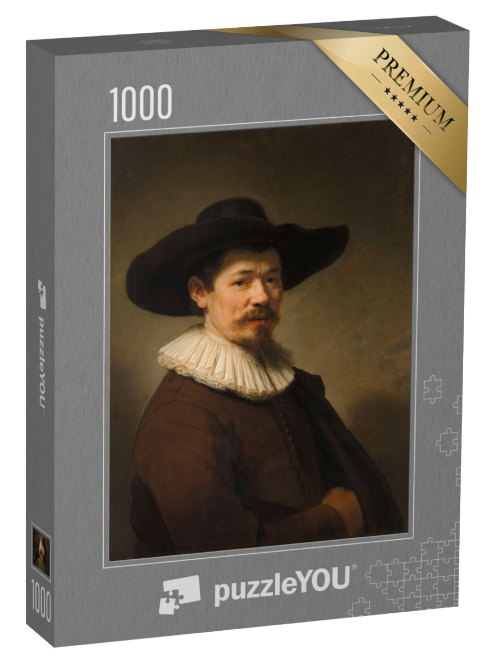 Puzzle 1000 pezzi „Rembrandt - Ritratto di Herman Doomer“