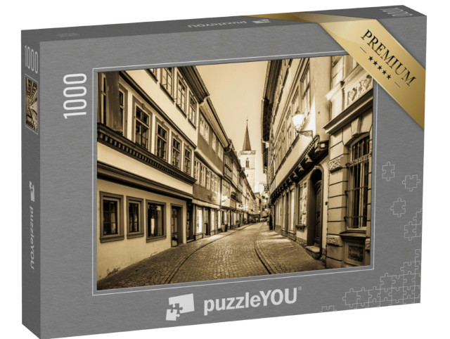 Puzzle 1000 pezzi „Facciate storiche a Erfurt, Germania“