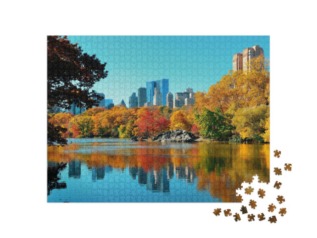 Puzzle 1000 pezzi „Central Park autunnale, Manhattan, New York City“