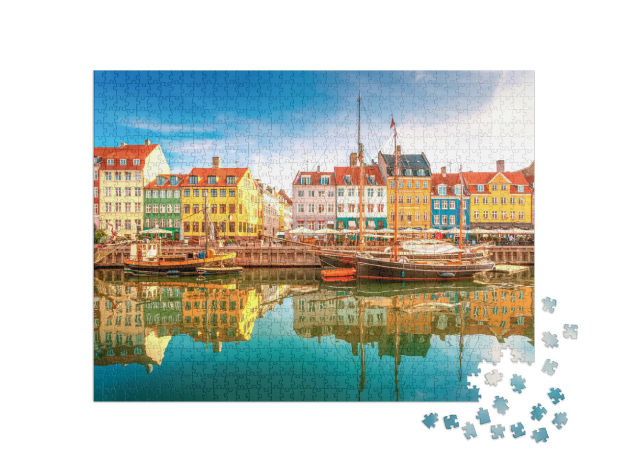 Puzzle 1000 pezzi „Nyhavn a Copenaghen“