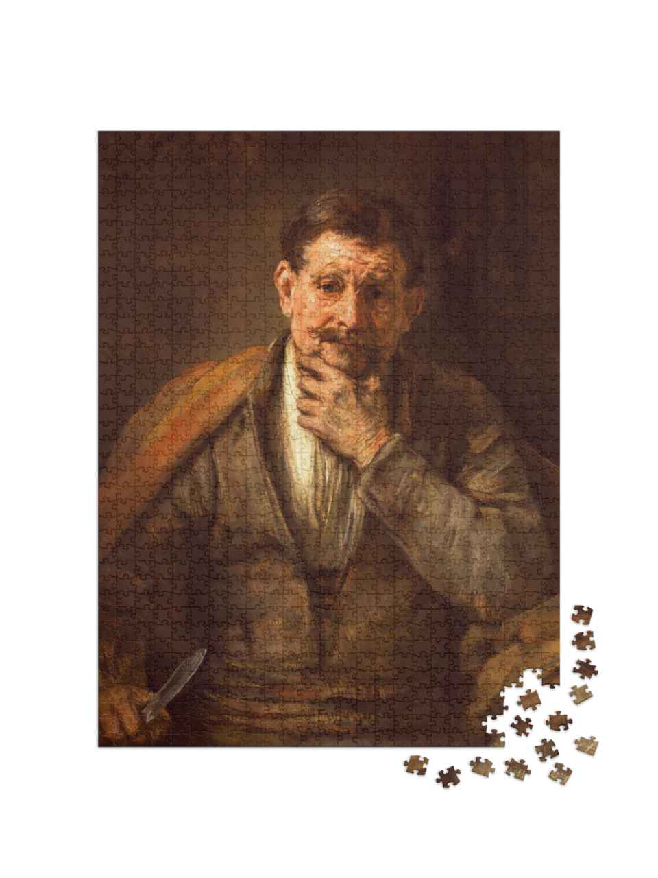 Puzzle 1000 pezzi „Rembrandt - San Bartolomeo“