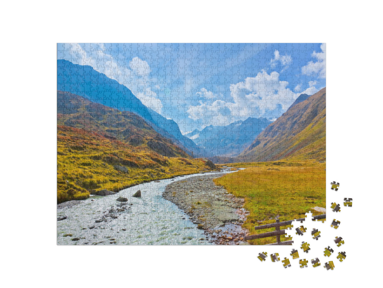 Puzzle 1000 pezzi „Escursioni nella Valle dello Stubai in Austria“