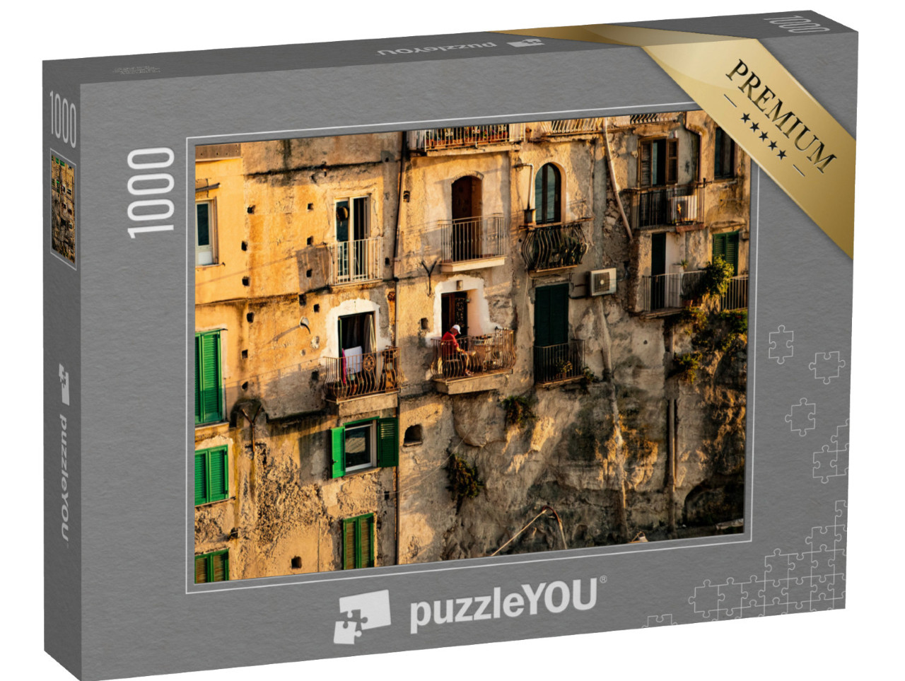 Puzzle 1000 pezzi „vecchio edificio Tropea italia pace“