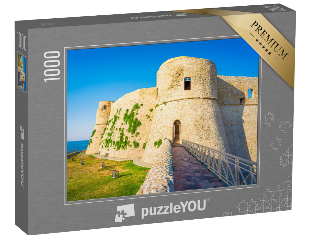 Puzzle 1000 pezzi „Castello Aragonese, Castello Aragonese di Ortona, Costa dei Trabocchi, Abruzzo, Italia“