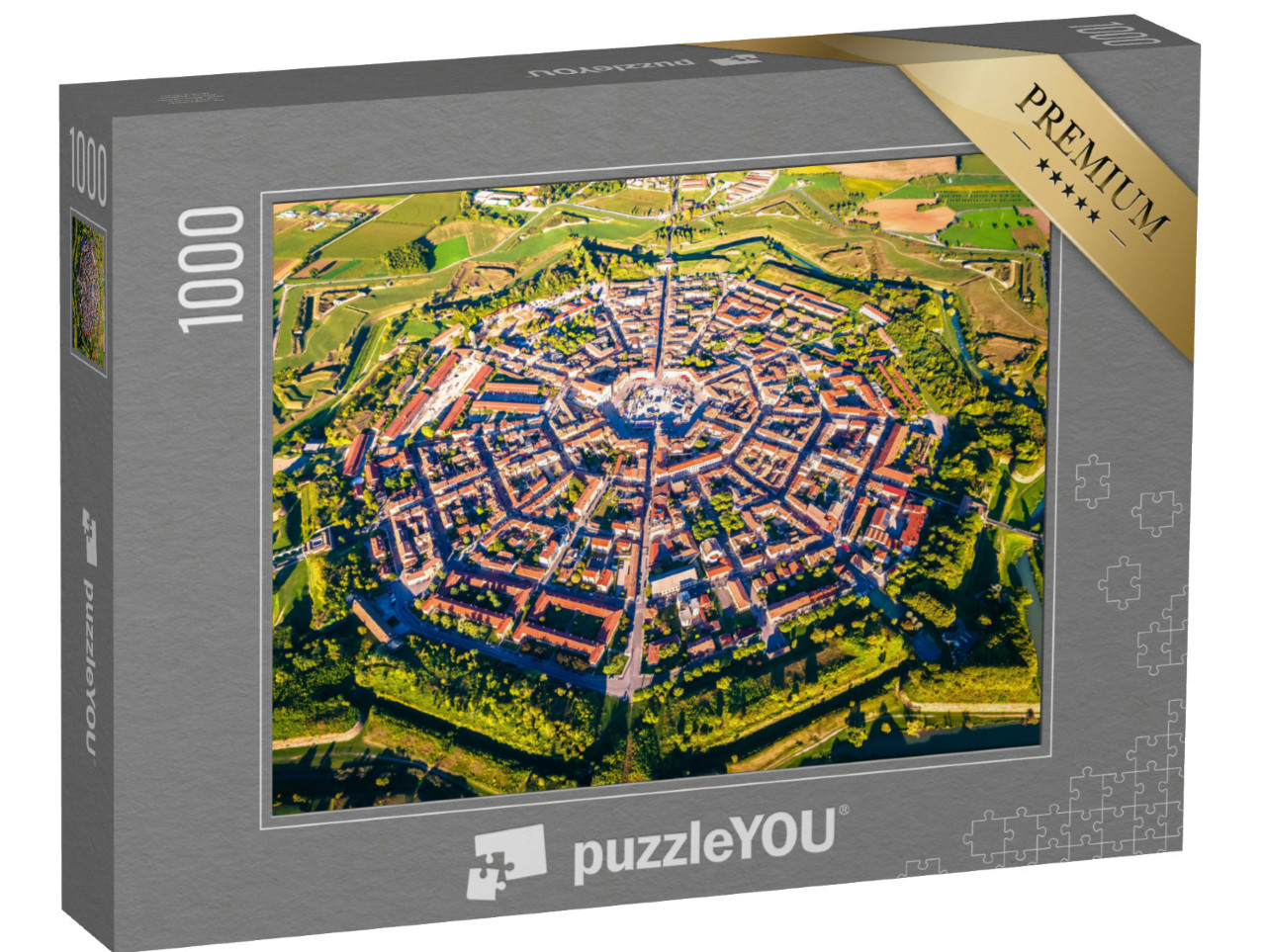 Puzzle 1000 pezzi „Palmanova, Patrimonio dell'Umanità dell'UNESCO nella regione Friuli Venezia Giulia“