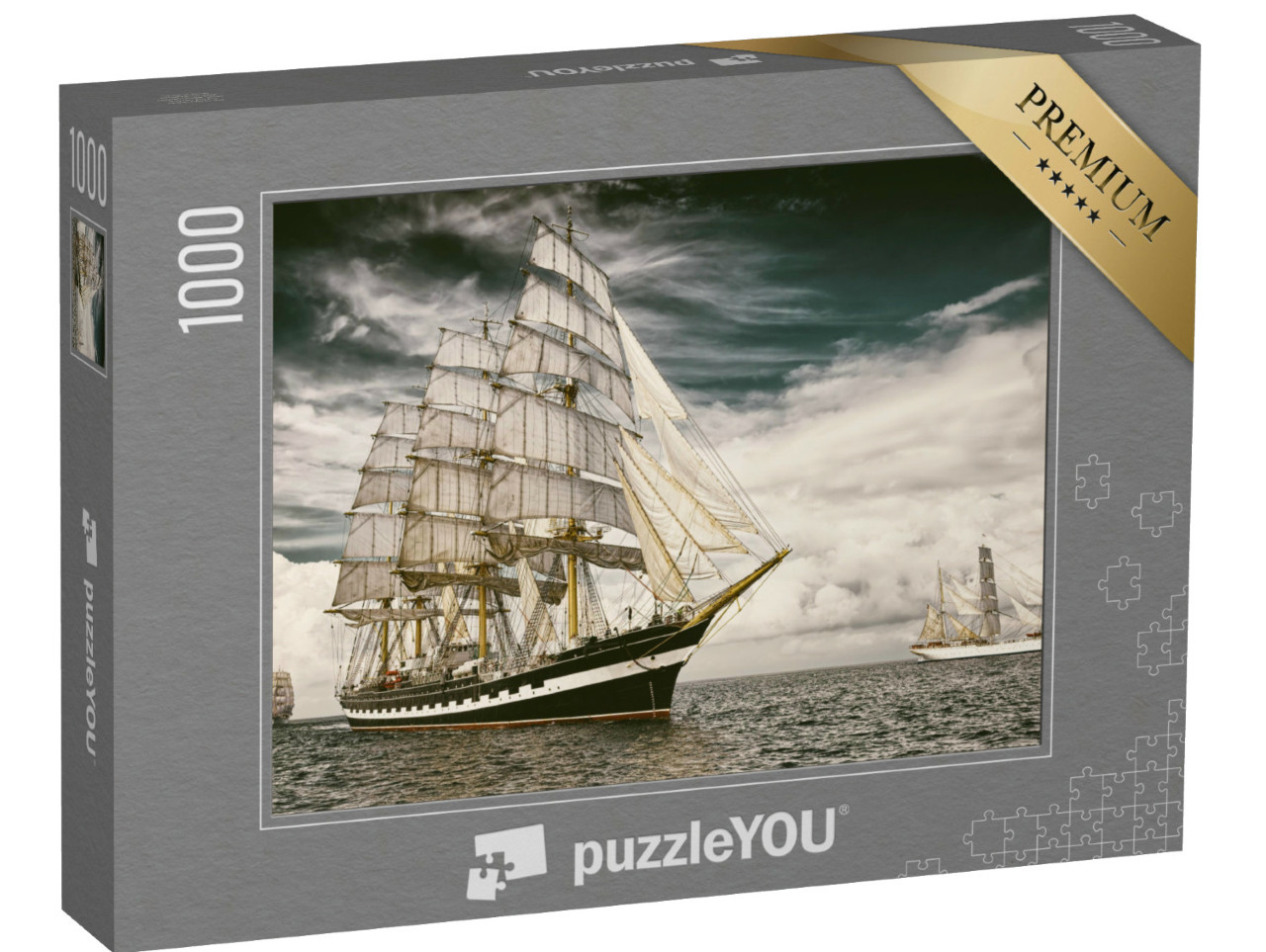 Puzzle 1000 pezzi „Veliero in viaggio attraverso il mare“