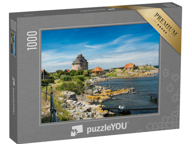 Puzzle 1000 pezzi „Christianso: pittoresca isola danese vicino a Bornholm, nel Mar Baltico“