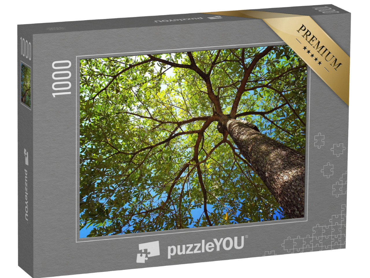 Puzzle 1000 pezzi „Una cima d'albero in estate“