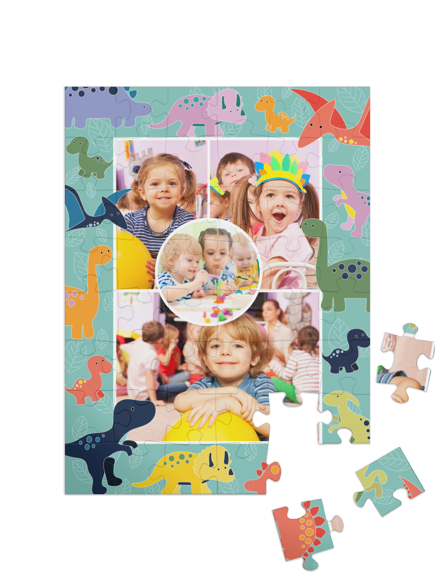 „gioco di colori" collage verticale