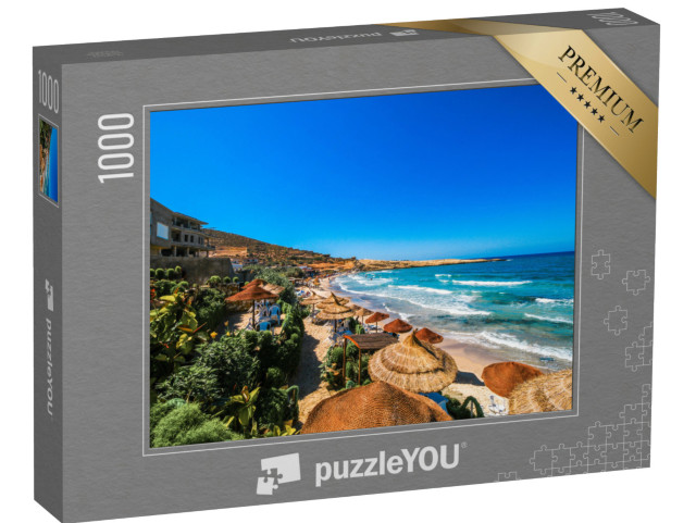 Puzzle 1000 pezzi „Bella spiaggia di Hammamet, Tunisia“