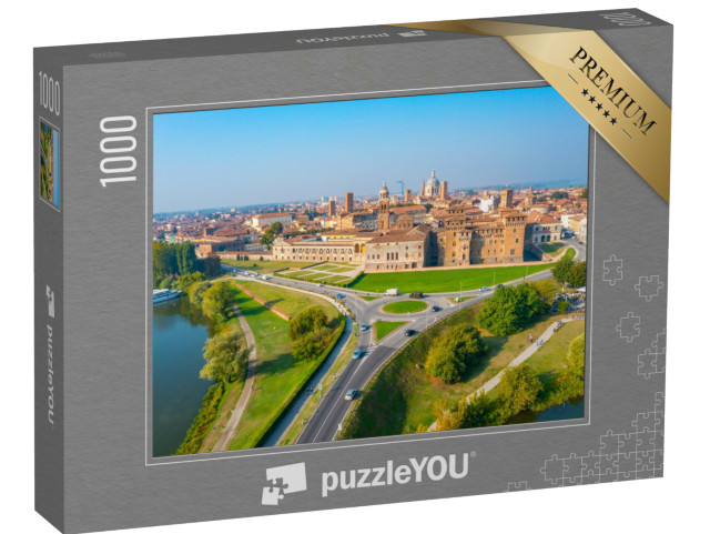 Puzzle 1000 pezzi „Veduta aerea della città italiana di Mantova, Italia“