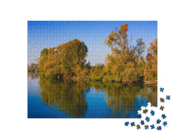 Puzzle 1000 pezzi „Fiume Adda - Italia settentrionale“