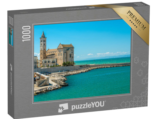 Puzzle 1000 pezzi „Il lungomare di Trani con la bellissima cattedrale. Provincia di Barletta Andria Trani, Puglia“