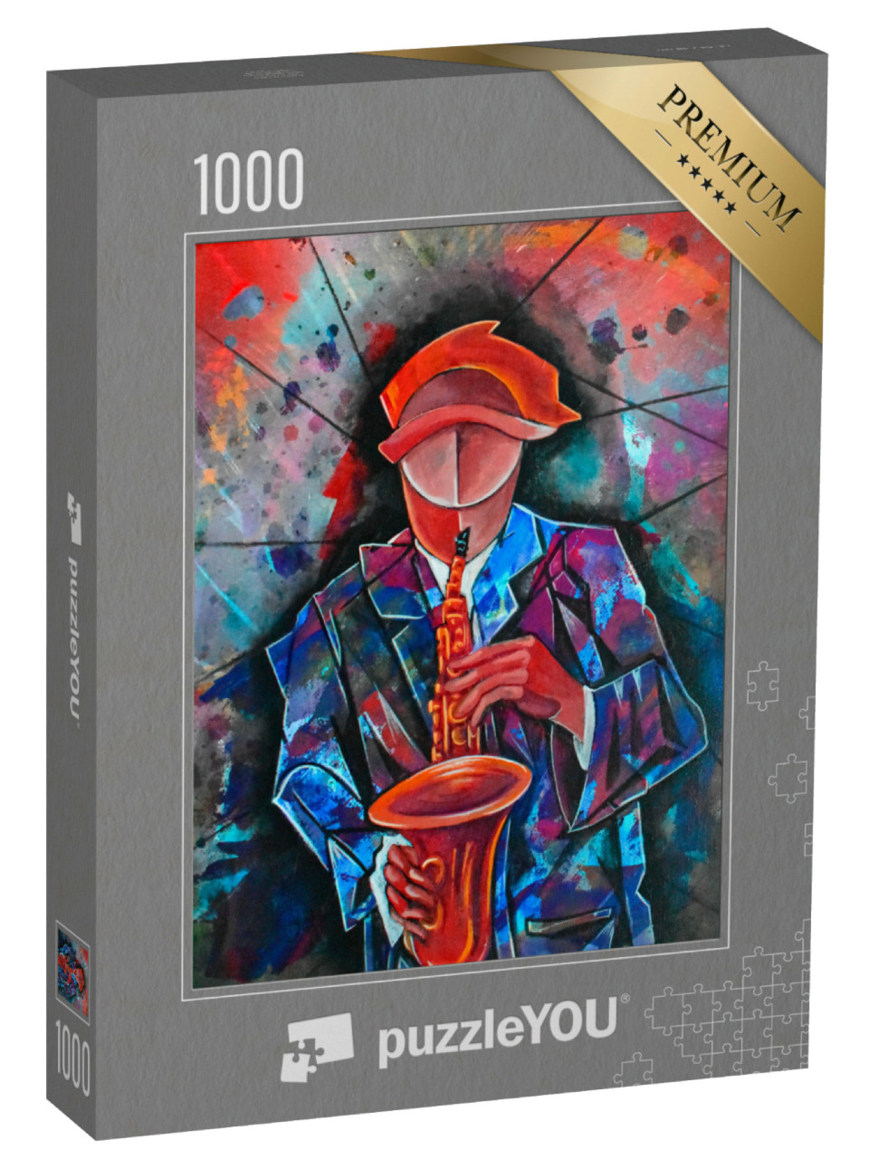 Puzzle 1000 pezzi „Surrealismo cubista: un musicista“