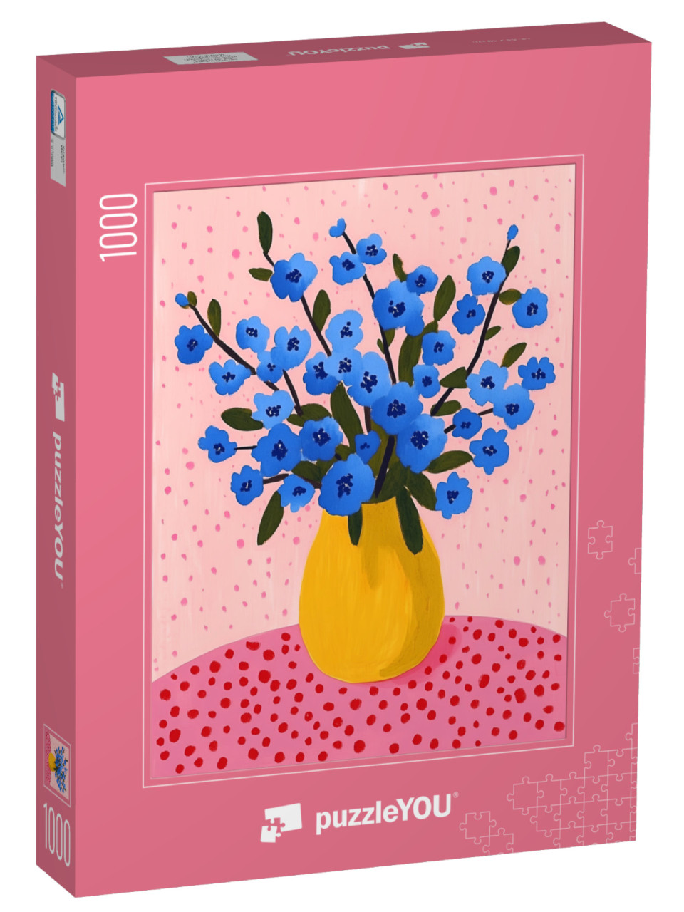 Puzzle 1000 pezzi „Bouquet di fiori blu“