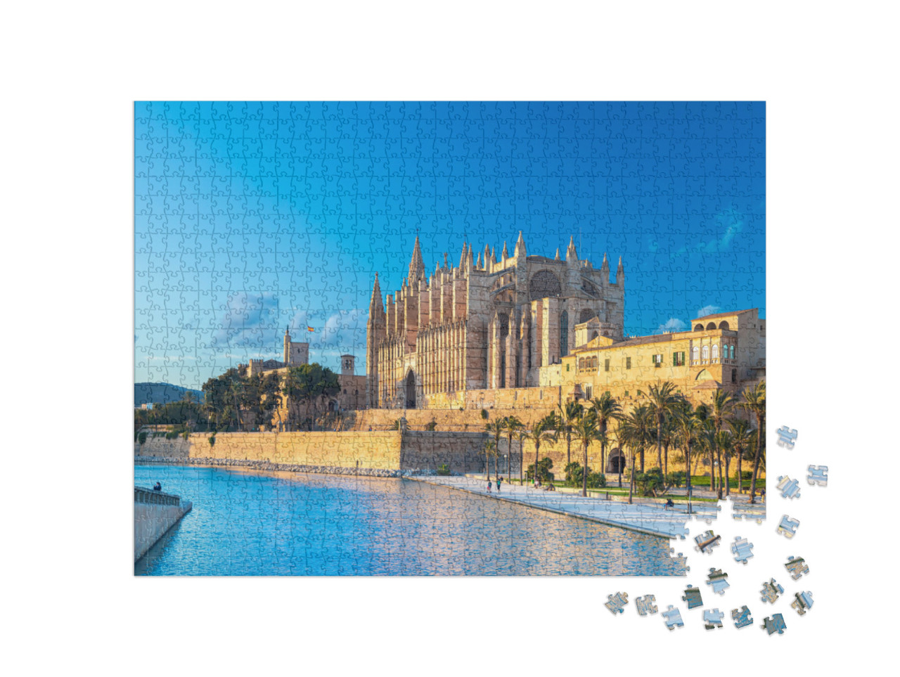 Puzzle 1000 pezzi „Cattedrale di Palma di Maiorca“