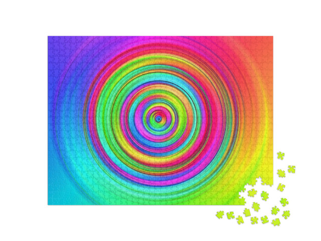 Puzzle 1000 pezzi „Spirale arcobaleno“