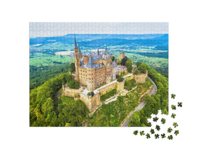 Puzzle 1000 pezzi „Il castello degli Hohenzollern nel Giura Svevo“