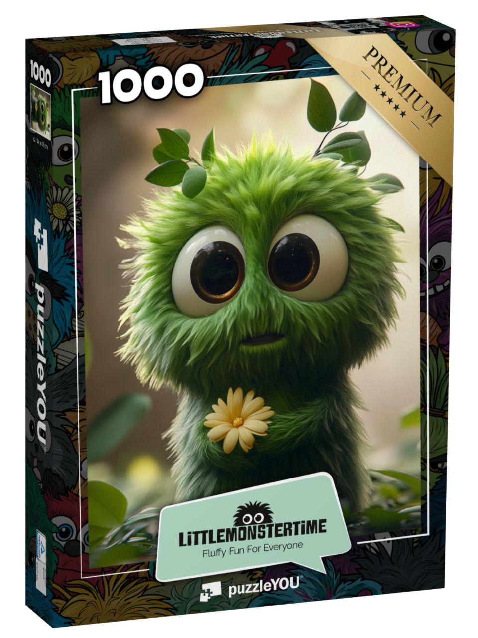 Puzzle 1000 pezzi „LITTLEMONSTERTIME: Leafy“
