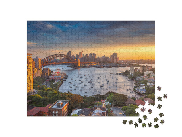 Puzzle 1000 pezzi „Sydney al tramonto“