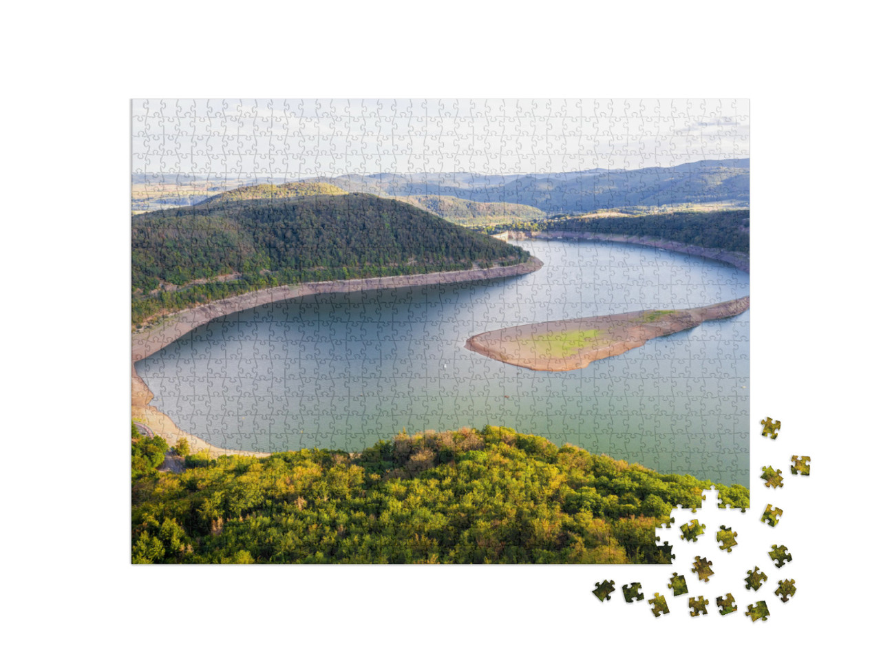 Puzzle 1000 pezzi „Edersee, Germania“