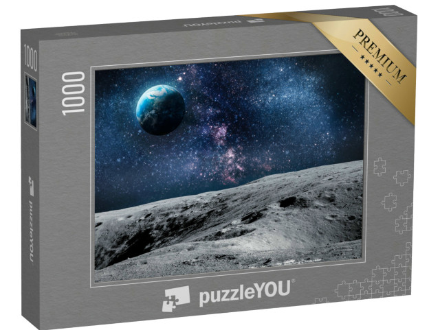 Puzzle 1000 pezzi „La superficie della luna“