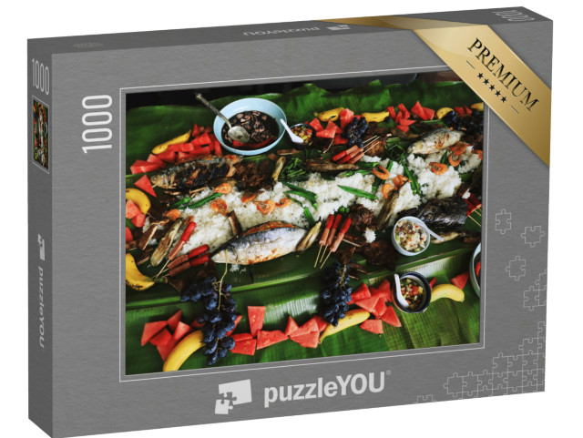 Puzzle 1000 pezzi „Boodle Fight, parte della cultura filippina“