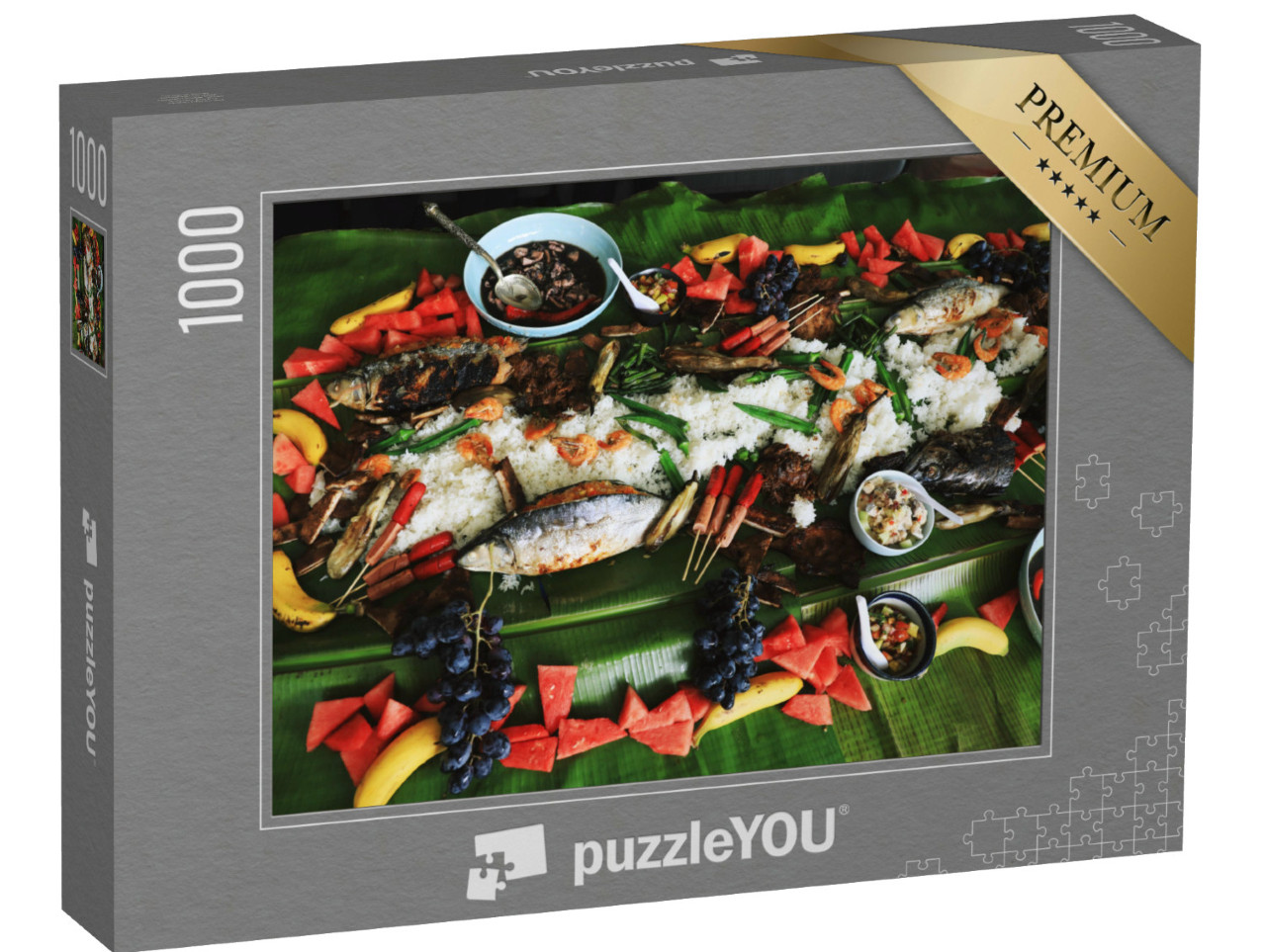 Puzzle 1000 pezzi „Boodle Fight, parte della cultura filippina“