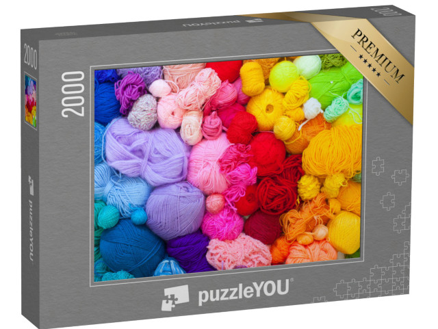 Puzzle 2000 pezzi „Lana in varie dimensioni e colori“