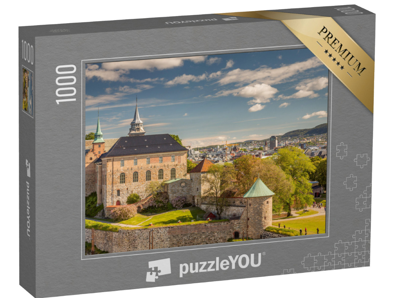 Puzzle 1000 pezzi „Fortezza di Akershus, Oslo, Norvegia“