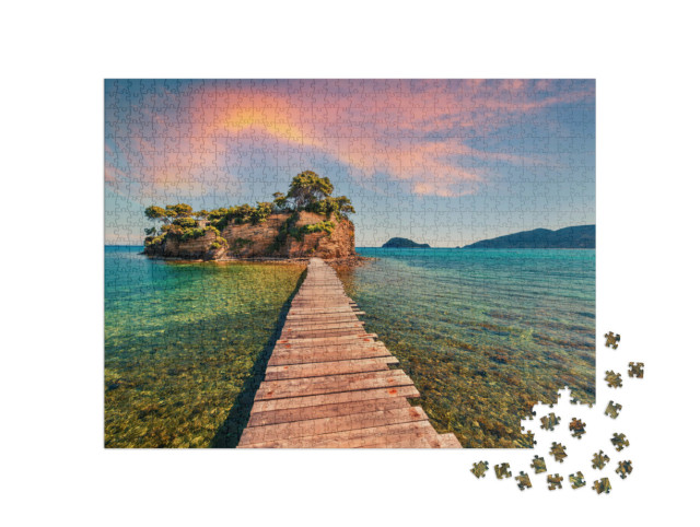 Puzzle 1000 pezzi „Alba a Port Sostis“