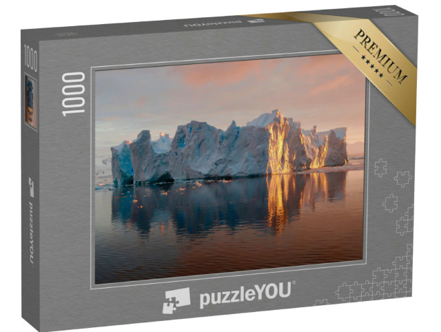 Puzzle 1000 pezzi „Iceberg riflesso nell'acqua, Antartide“