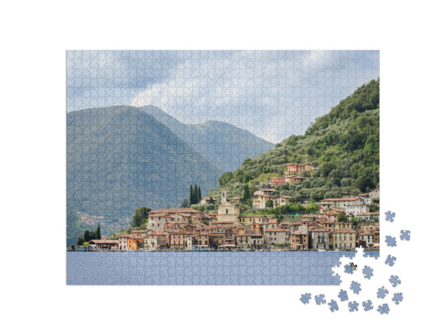 Puzzle 1000 pezzi „Peschiera Maraglio, Lago d'Iseo (Italia)“