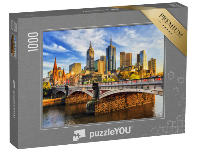 Puzzle 1000 pezzi „Mattina sui grattacieli di Melbourne“