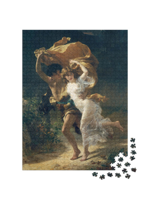 Puzzle 1000 pezzi „Pierre Auguste Cot - La tempesta“