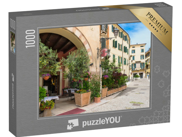 Puzzle 1000 pezzi „Vecchia strada di Verona, Italia“