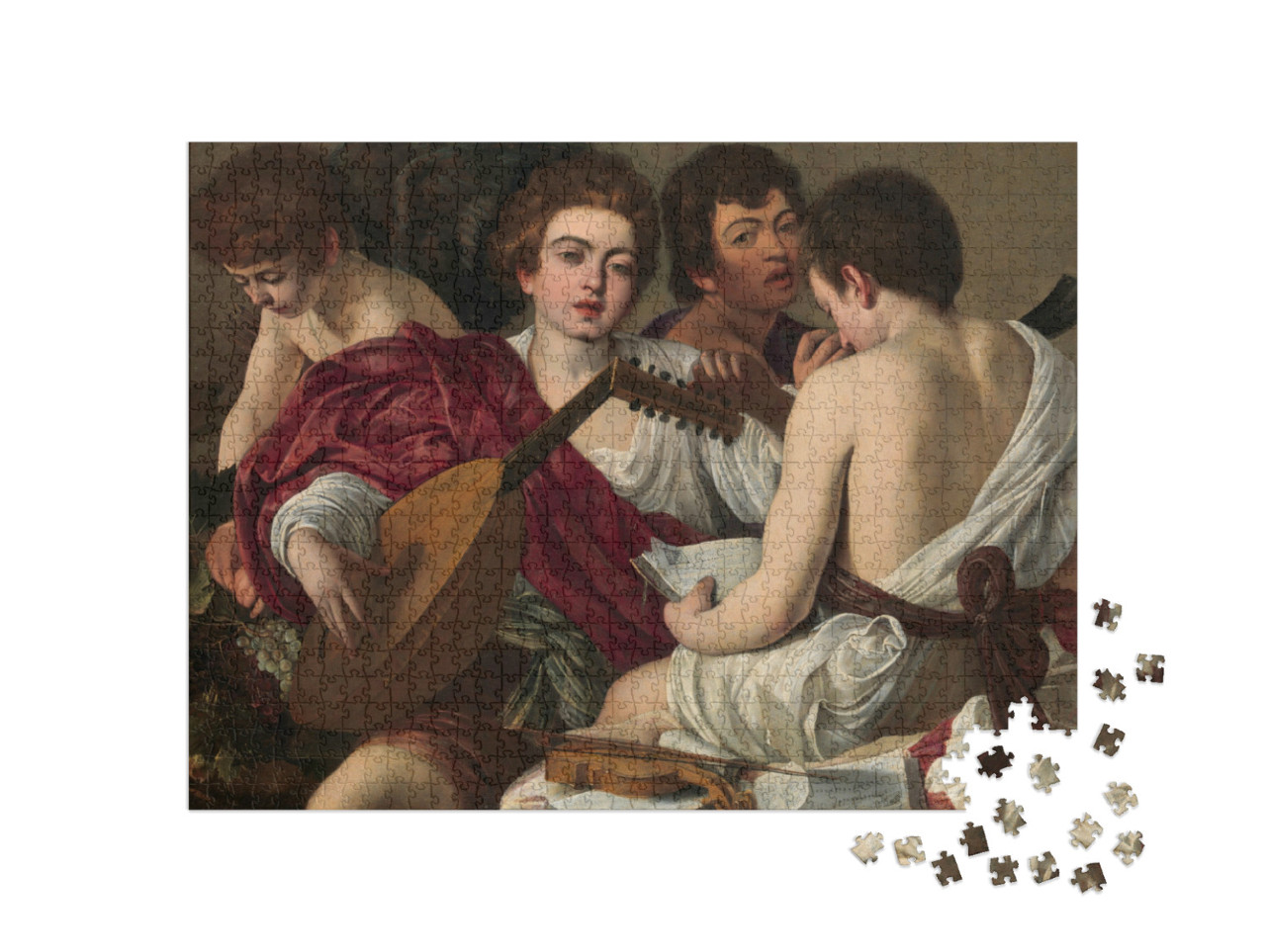 Puzzle 1000 pezzi „Caravaggio - I musicisti“