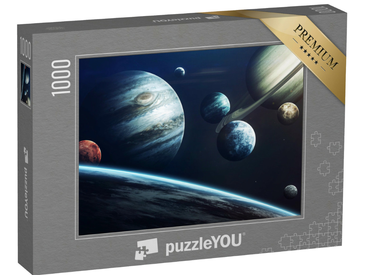 Puzzle 1000 pezzi „Pianeti del sistema solare, NASA“