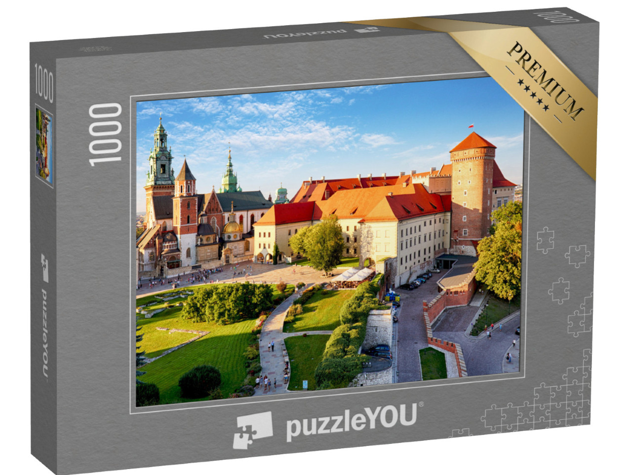 Puzzle 1000 pezzi „Il castello di Wawel di giorno, Cracovia“