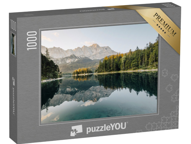 Puzzle 1000 pezzi „Eibsee vicino a Grainau, Baviera, Germania“