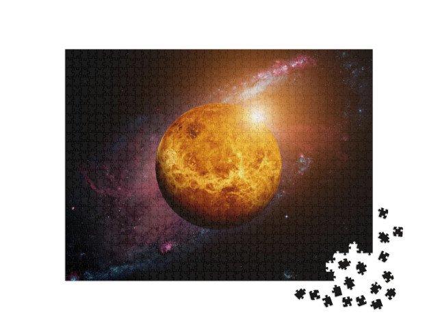 Puzzle 1000 pezzi „Venere, pianeta terrestre del sistema solare“